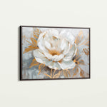 Floral 134 Canvas Art 18" x 24" / 45 x 60 cm / Black
