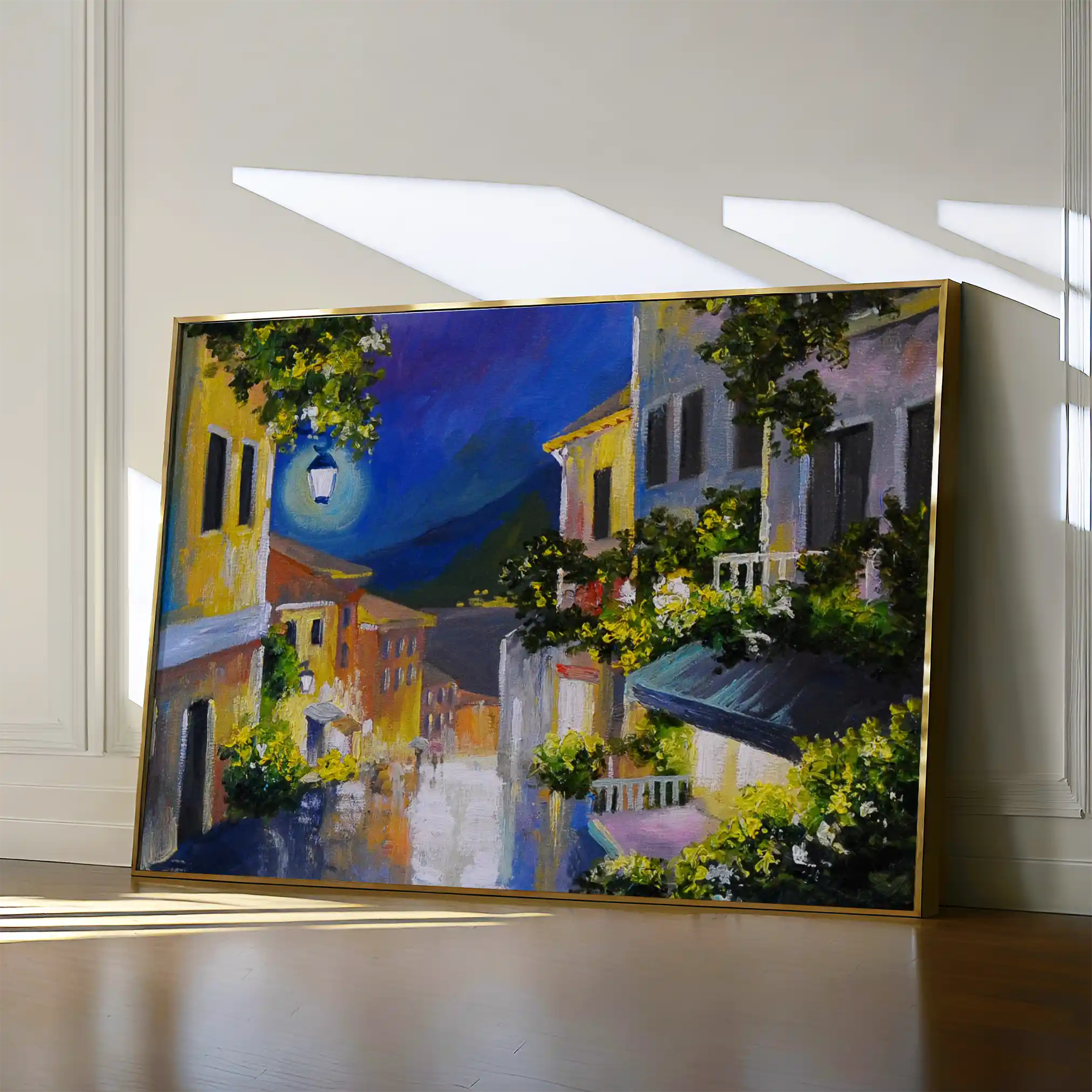 Landscape 134 Canvas Art 60 x 40 cm / Black