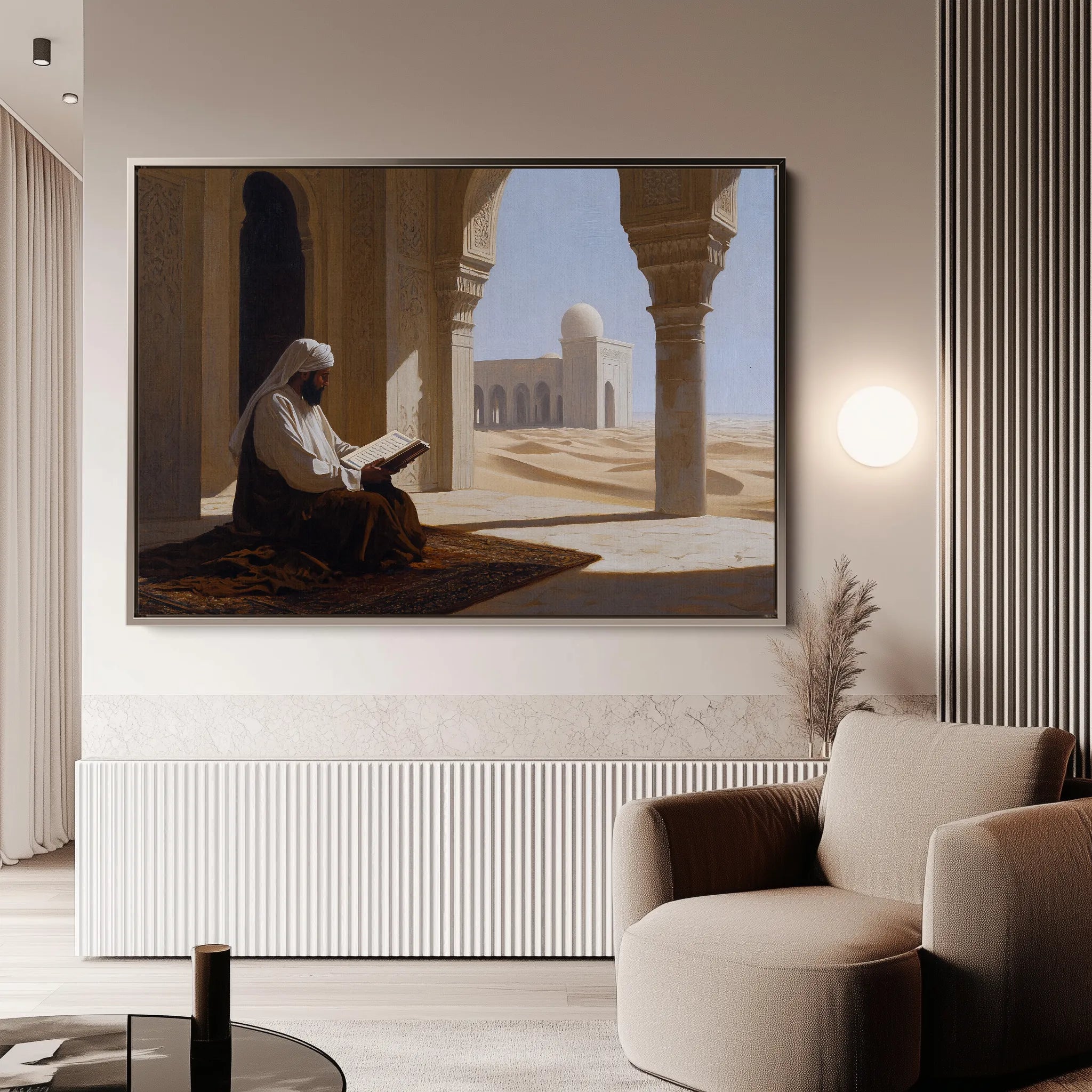 Orientalist 134 Canvas Art 18" x 24" / 45 x 60 cm / Black
