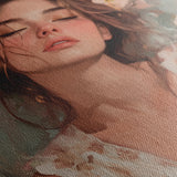 Portrait 134 Canvas Art 18" x 24" / 45 x 60 cm / Black