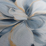 Floral 1342 Canvas Art 16" x 16" / 40 x 40 cm / Black