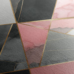 Abstract 1343 Canvas Art 16" x 16" / 40 x 40 cm / Black