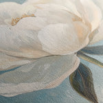 Floral 1343 Canvas Art 16" x 16" / 40 x 40 cm / Black