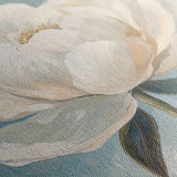 Floral 1343 Canvas Art 16" x 16" / 40 x 40 cm / Black