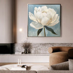 Floral 1343 Canvas Art 60 x 60 cm / Black