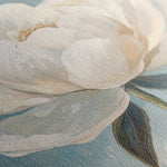 Floral 1343 Canvas Art 60 x 60 cm / Black