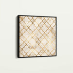 Abstract 1349 Canvas Art 60 x 60 cm / Black