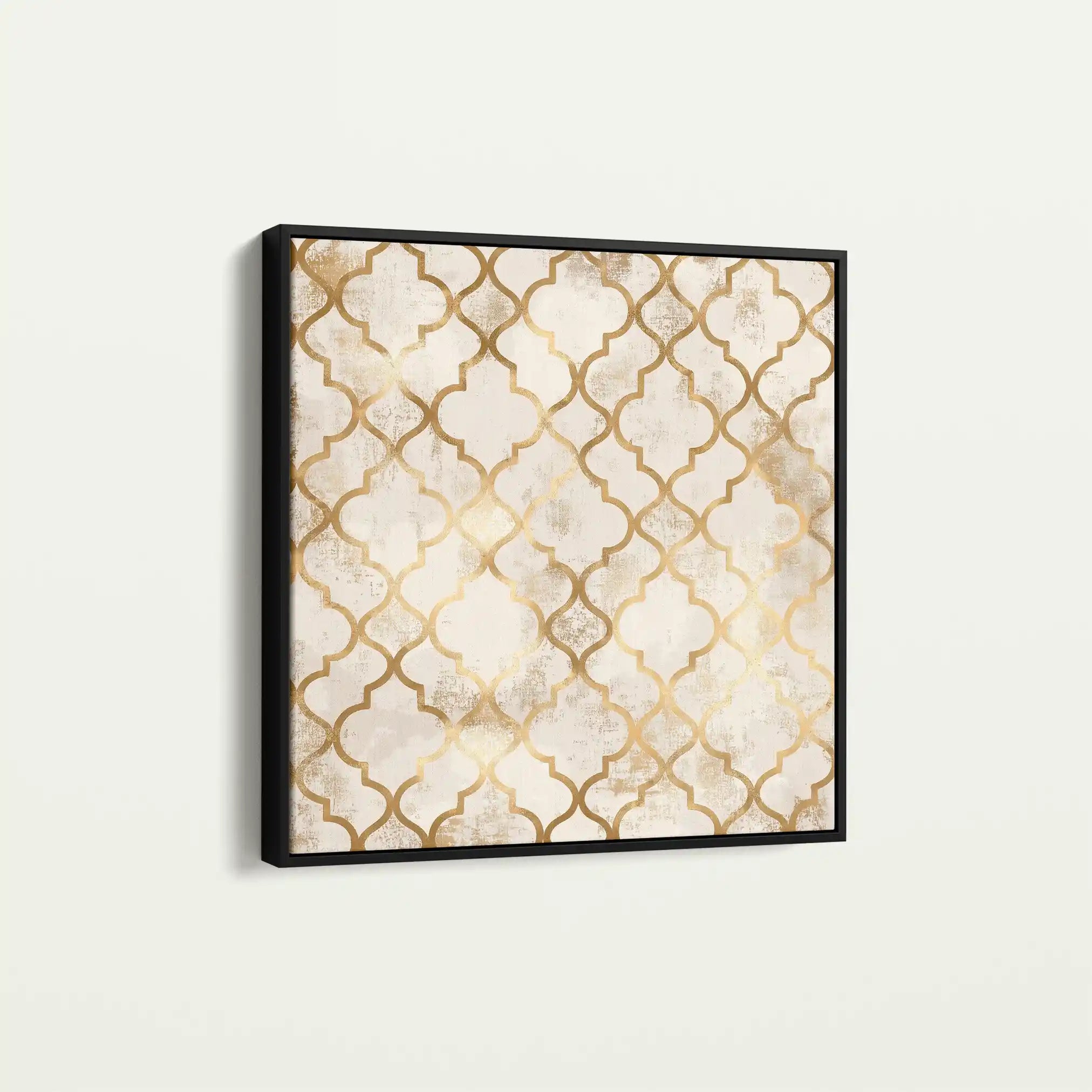 Abstract 1349 Canvas Art 60 x 60 cm / Black