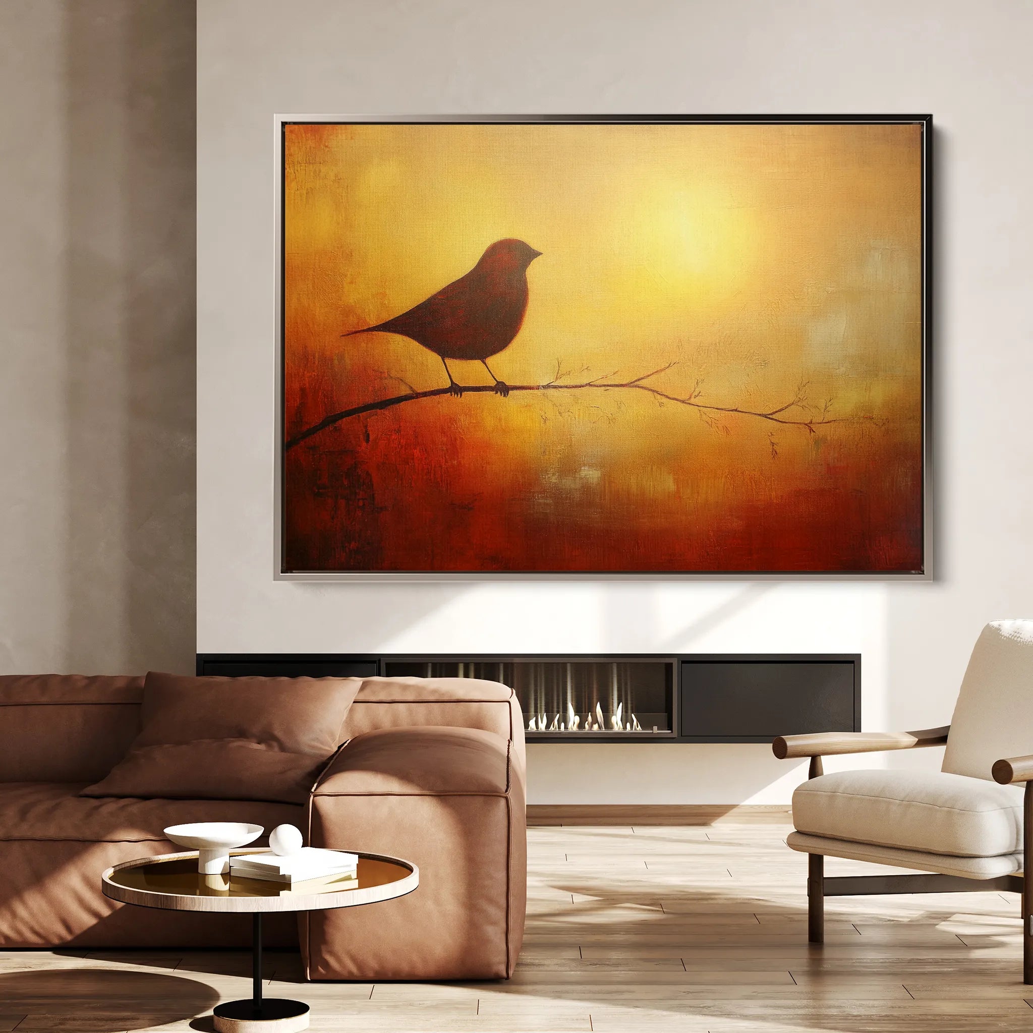 Animals 135 Canvas Art 18" x 24" / 45 x 60 cm / Black