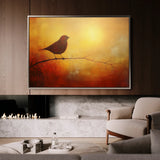 Animals 135 Canvas Art 18" x 24" / 45 x 60 cm / Black