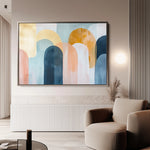 Boho 135 Canvas Art 18" x 24" / 45 x 60 cm / Black