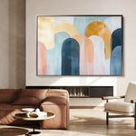 Boho 135 Canvas Art 18" x 24" / 45 x 60 cm / Black