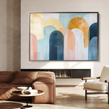 Boho 135 Canvas Art 18" x 24" / 45 x 60 cm / Black