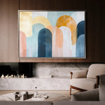 Boho 135 Canvas Art 18" x 24" / 45 x 60 cm / Black