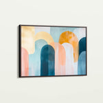 Boho 135 Canvas Art 18" x 24" / 45 x 60 cm / Black