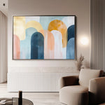 Boho 135 Canvas Art 60 x 40 cm / Black