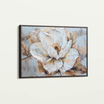 Floral 135 Canvas Art 18" x 24" / 45 x 60 cm / Black