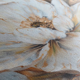 Floral 135 Canvas Art 18" x 24" / 45 x 60 cm / Black