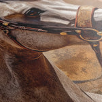 Horses 135 Canvas Art 60 x 40 cm / Black