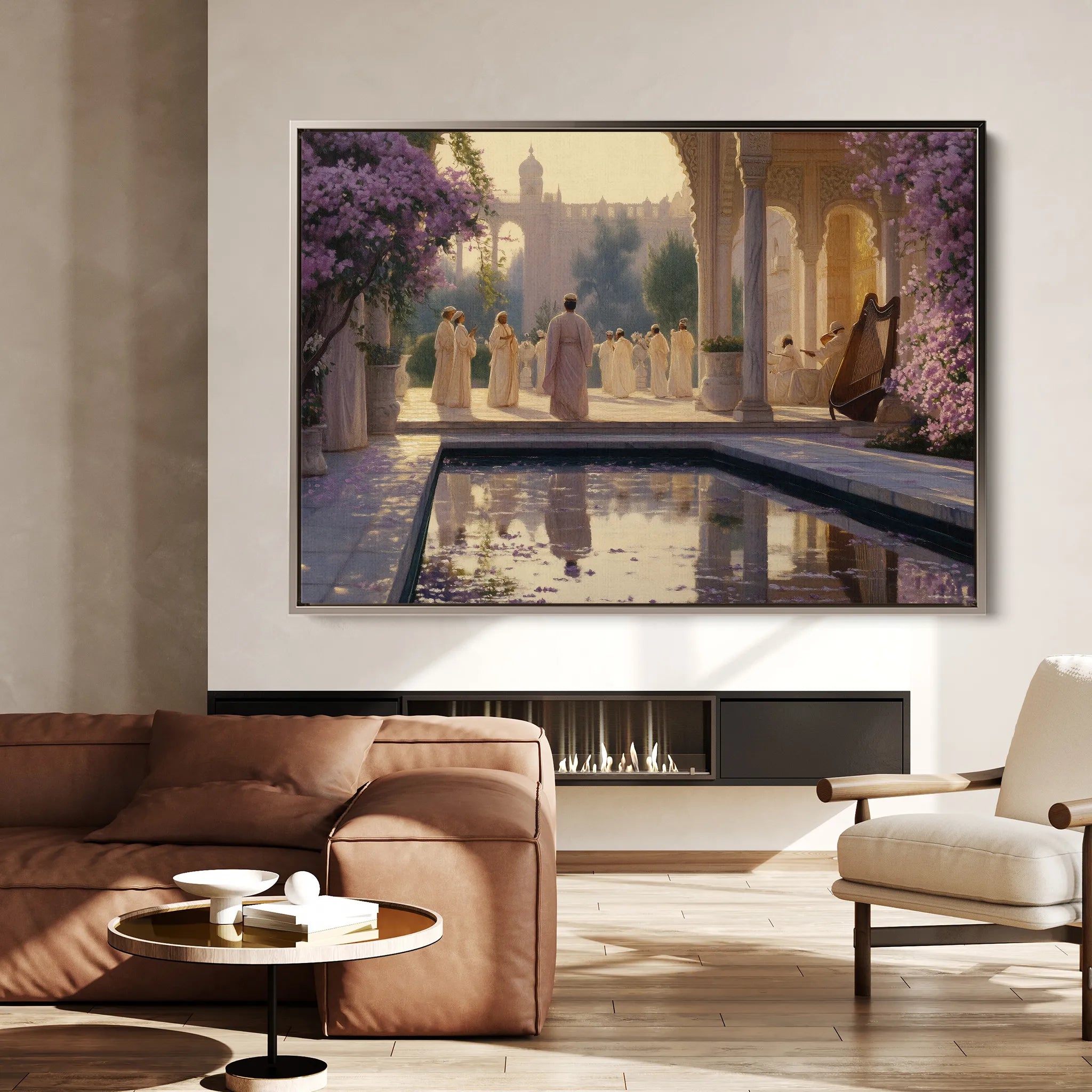 Orientalist 135 Canvas Art 18" x 24" / 45 x 60 cm / Black