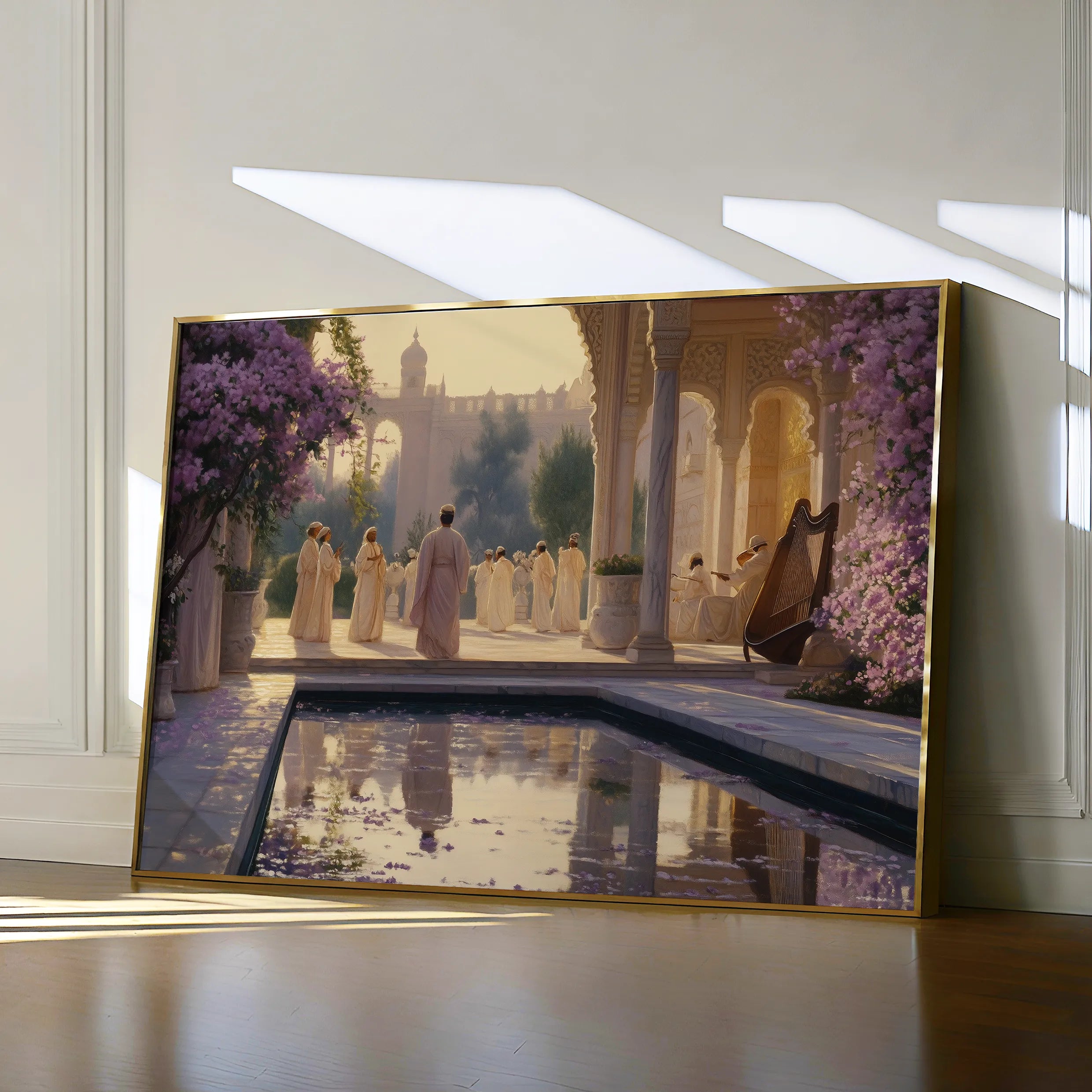Orientalist 135 Canvas Art 18" x 24" / 45 x 60 cm / Black