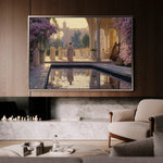 Orientalist 135 Canvas Art 18" x 24" / 45 x 60 cm / Black