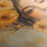 Portrait 135 Canvas Art 18" x 24" / 45 x 60 cm / Black
