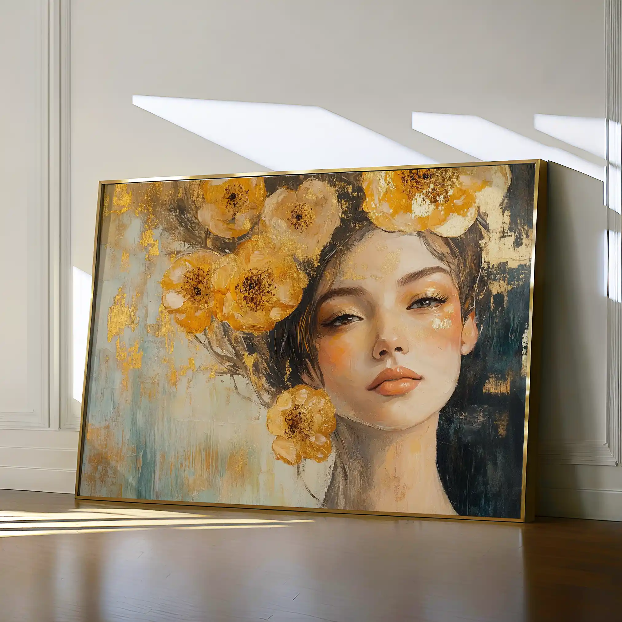Portrait 135 Canvas Art 60 x 40 cm / Black