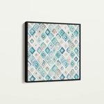 Abstract 1351 Canvas Art 60 x 60 cm / Black