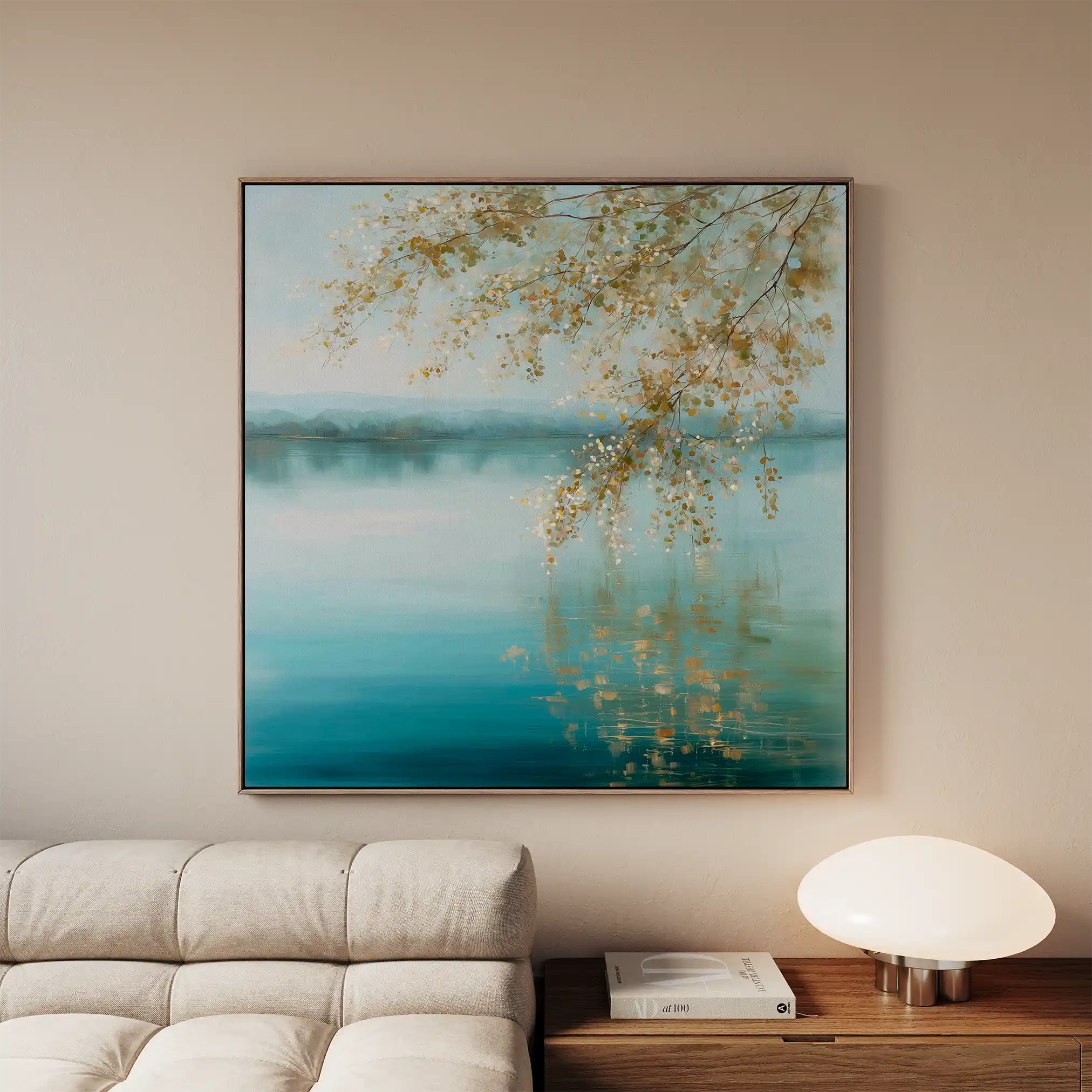 Abstract 1353 Canvas Art 60 x 60 cm / Black