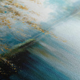 Abstract 1354 Canvas Art 16" x 16" / 40 x 40 cm / Black