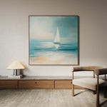 Floral 1355 Canvas Art 16" x 16" / 40 x 40 cm / Black