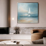Floral 1355 Canvas Art 16" x 16" / 40 x 40 cm / Black