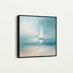 Floral 1355 Canvas Art 16" x 16" / 40 x 40 cm / Black