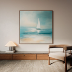 Floral 1355 Canvas Art 60 x 60 cm / Black
