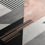 Abstract 1356 Canvas Art 16" x 16" / 40 x 40 cm / Black