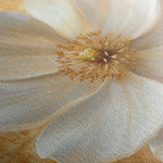 Floral 1356 Canvas Art 16" x 16" / 40 x 40 cm / Black