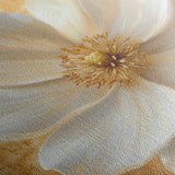 Floral 1356 Canvas Art 16" x 16" / 40 x 40 cm / Black
