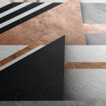 Abstract 1359 Canvas Art 60 x 60 cm / Black