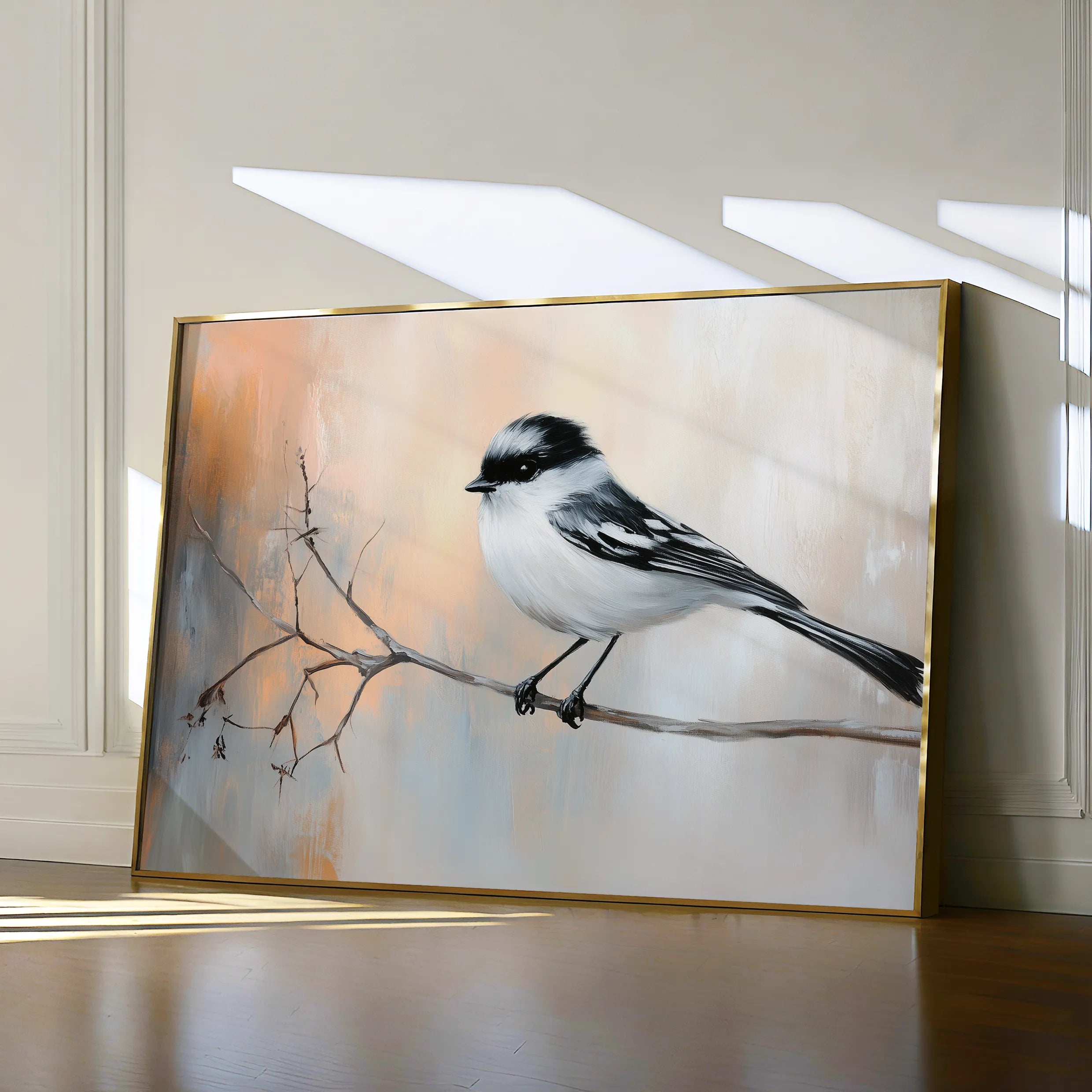Animals 136 Canvas Art 18" x 24" / 45 x 60 cm / Black