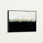 Abstract 136 Canvas Art 60 x 40 cm / Black