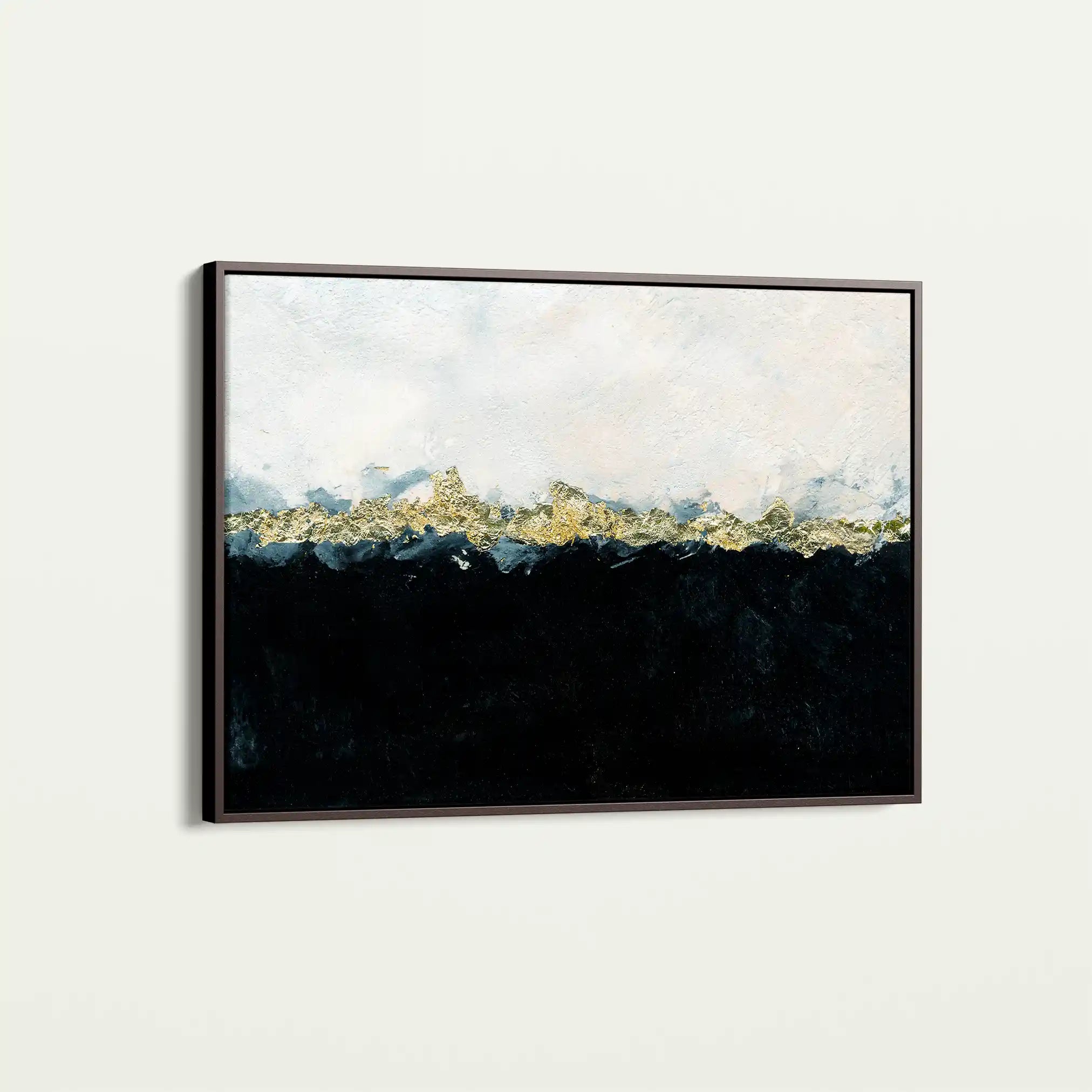 Abstract 136 Canvas Art 60 x 40 cm / Black