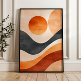 Boho 136 Canvas Art 18" x 24" / 45 x 60 cm / Black