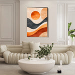 Boho 136 Canvas Art 18" x 24" / 45 x 60 cm / Black