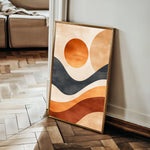 Boho 136 Canvas Art 18" x 24" / 45 x 60 cm / Black