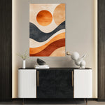 Boho 136 Canvas Art 18" x 24" / 45 x 60 cm / Black