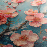 Floral 136 Canvas Art 18" x 24" / 45 x 60 cm / Black