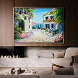 Landscape 136 Canvas Art 18" x 24" / 45 x 60 cm / Black