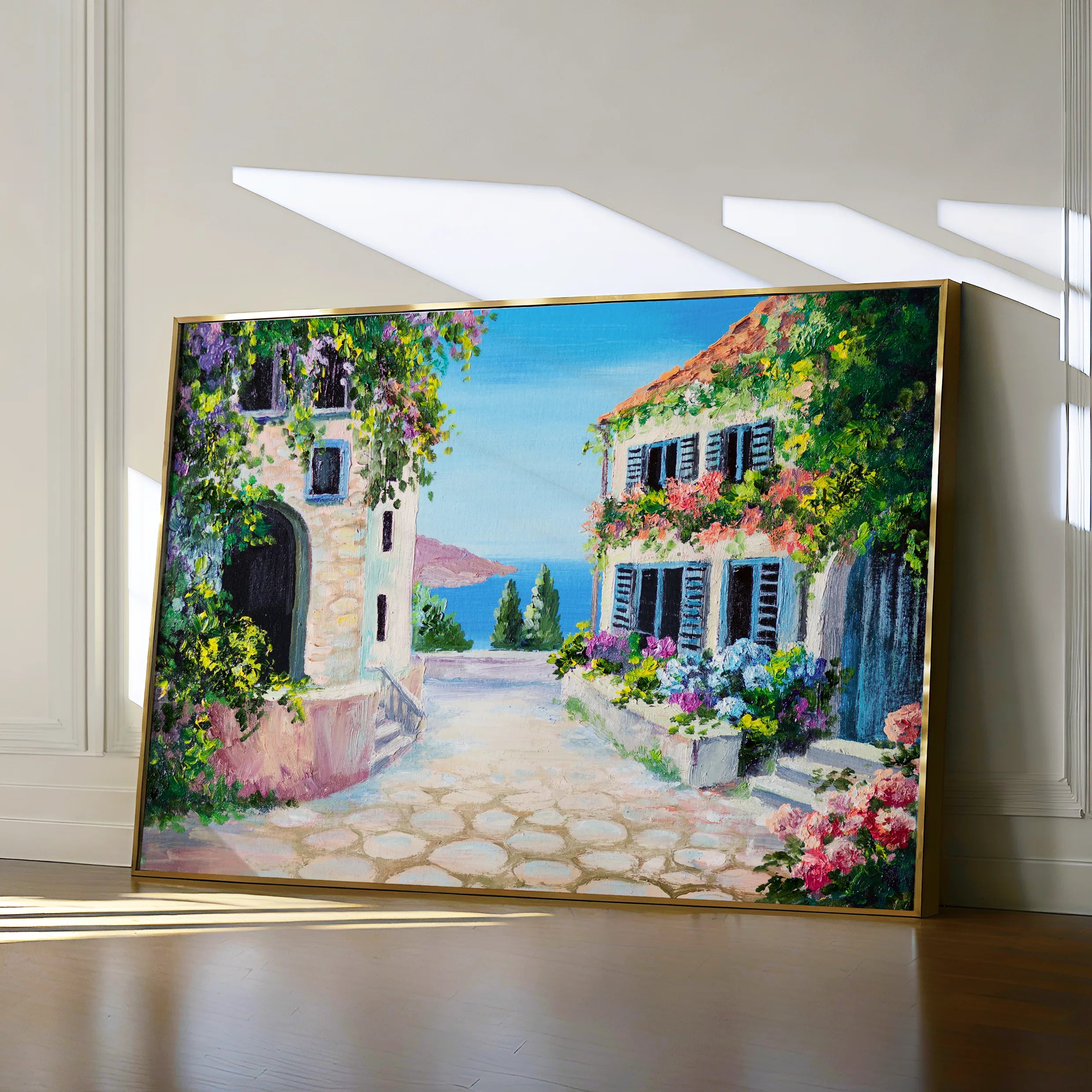 Landscape 136 Canvas Art 18" x 24" / 45 x 60 cm / Black