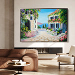 Landscape 136 Canvas Art 18" x 24" / 45 x 60 cm / Black